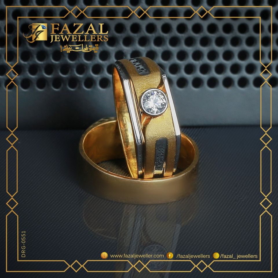 Stylish Turkish Design Ladies Rings Bridal LR0043 | Pure Gold Jeweller