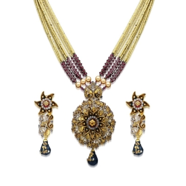 Gold Necklace Set Design