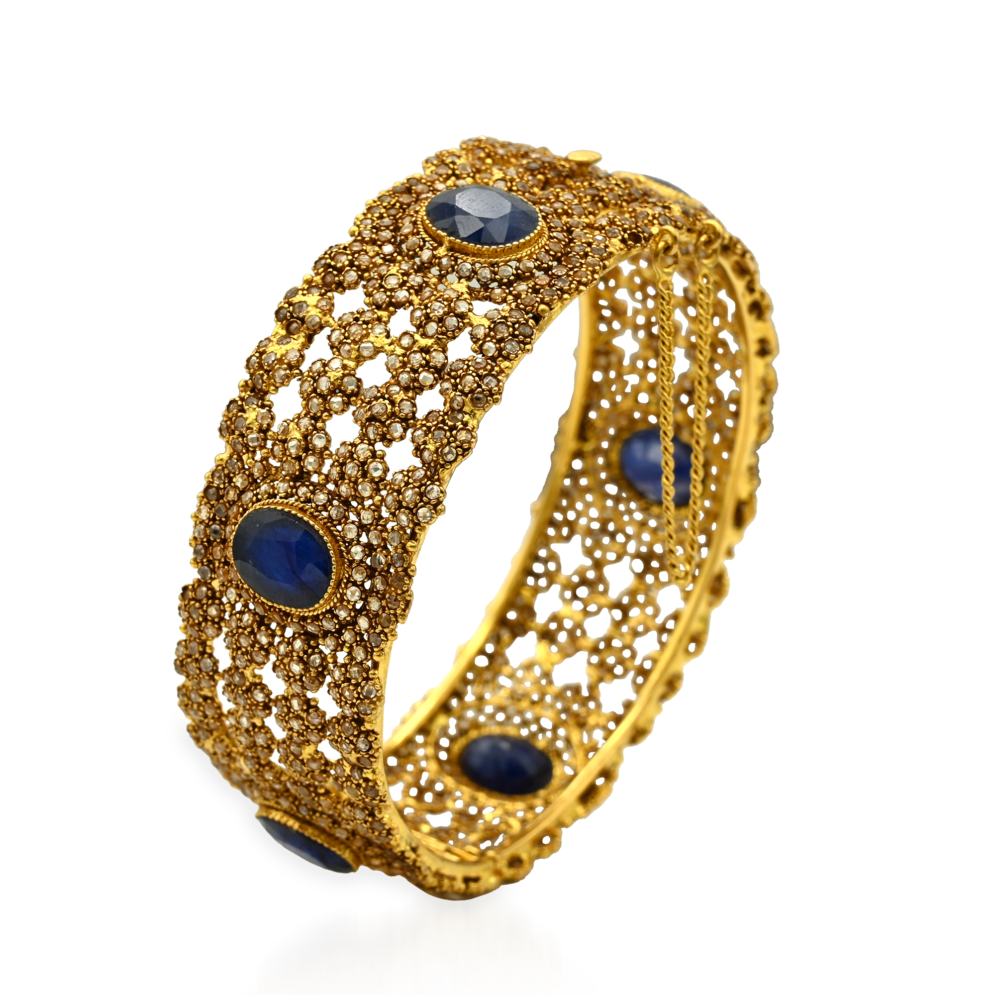 Buy Latest Model Gold Design 1 Gram Gold Bracelet for Men