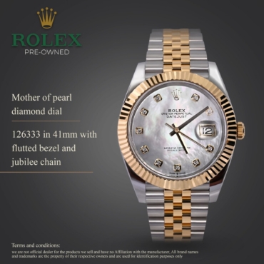 Mother of Pearl Diamond Dial