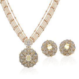 Gold Necklace Set Design