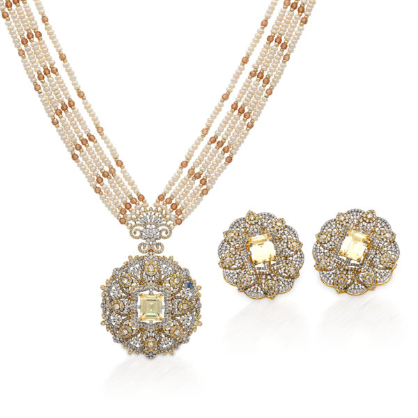 Gold Necklace Set Design